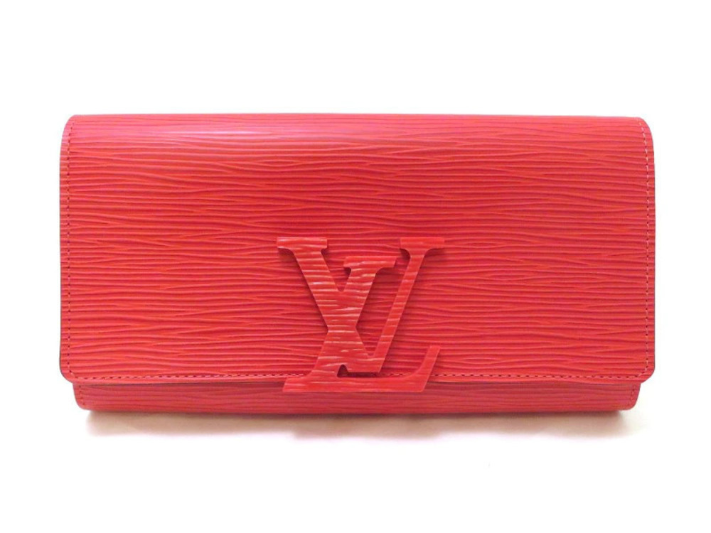 LOUIS VUITTON Portefeuille Louise Epi Grenade Long Wallet